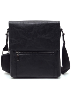 Fashion Messenger Crossbody Bag K-1619 BLACK